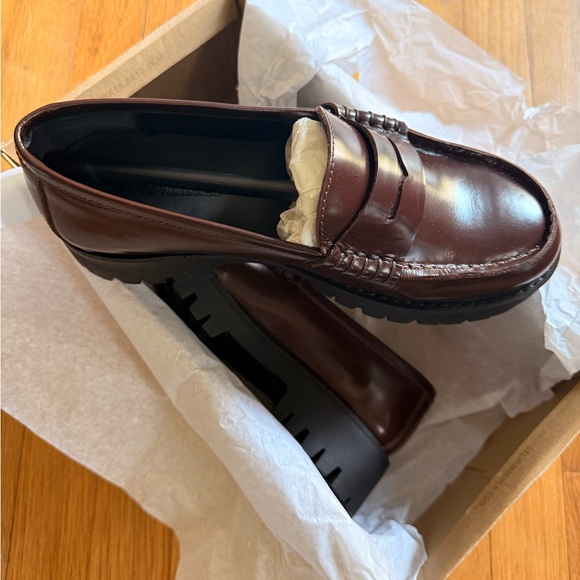 Steve Madden Langsten Burgundy Loafers - Picture 2 of 4